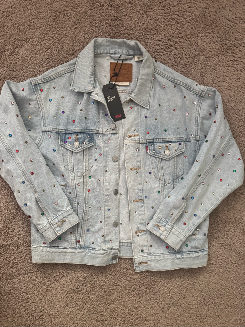 Levi's dad trucker jacket